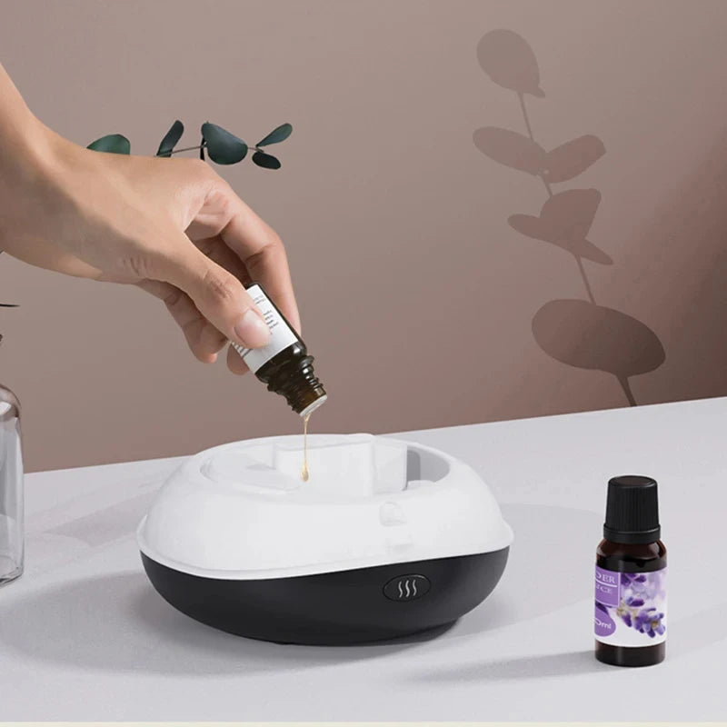 Scent Diffuser with 7-Color LED, Essential Oil Flame Lamp, Ultrasonic Humidifier, Mist Generator