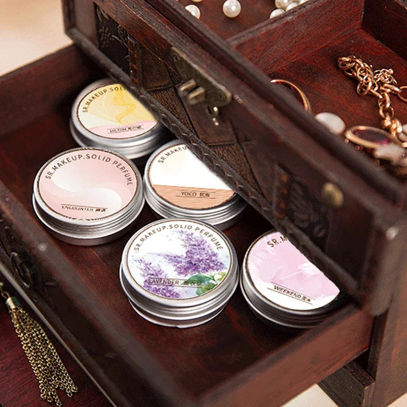 Lavender Solid Perfume for Women: Portable, Long-Lasting Balm with Fresh, Elegant Floral Fragrance