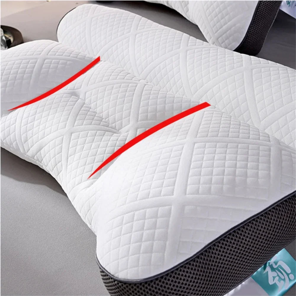Ultra Comfort Ergonomic Neck Support Pillow, High Elastic Soft Porosity 3D Neck Pillow To Help Sleep And Protect The Neck
