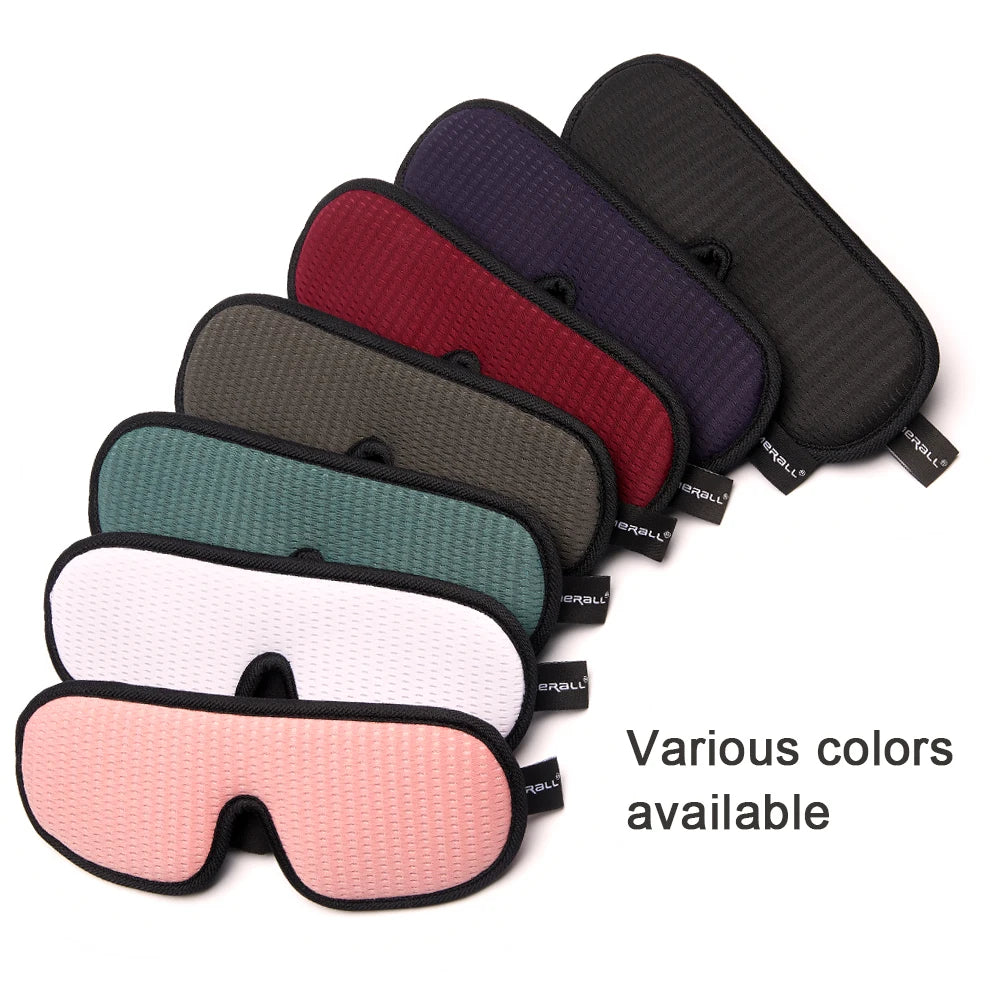 3D Sleep Mask, Light Blockout, Soft and Breathable, Sleeping Aid for Travel and Night Use